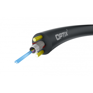 Outdoor 12 fiber optic cable 1.0kN/ Unitube/ MicroDuct/ SM/ Diameter 5.5mm / SPAN 40m