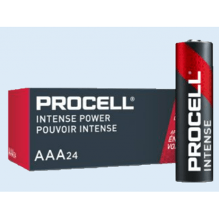 LR03 / AAA-paristo 1,5V Duracell Procell INTENSE POWER -sarja Alkali Korkean kulutuksen sis. 10 kpl.