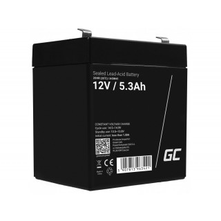 Akumulators 12V 5.3Ah, Klemme T2, tips AGM AGM45