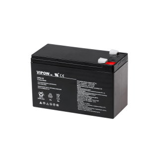 12V 9Ah battery :: Gels :: 12 Volt, 9 amp hours (Ah) :: VIPOW T2 terminals 6.3mm