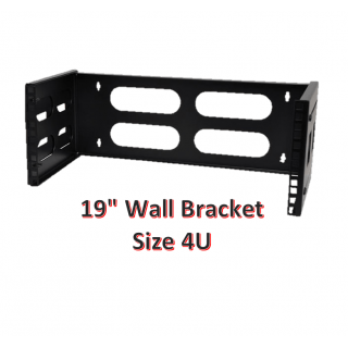 4U Wall mount bracket with Adjustable Deep 230-390mm | Compact foldable