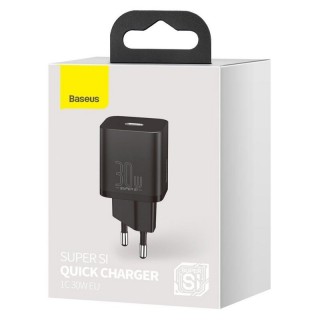 Baseus Super Si Quick Charger 1C 30W CCSUP-J01 Быстрое настенное зарядное устройство с разъемом USB-