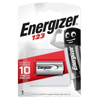 BAT123.E1; CR123 batteries 3V Energizer lithium 123 in a package of 1 pc.