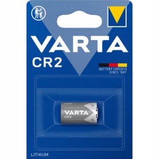 BAT2.V1; CR2 paristot Varta litium 6206 1 kpl pakkauksessa.