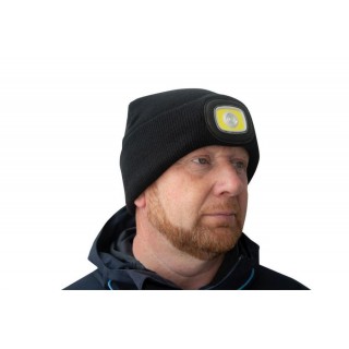 Nightsearcher hat with USB charger - black  max 200lm