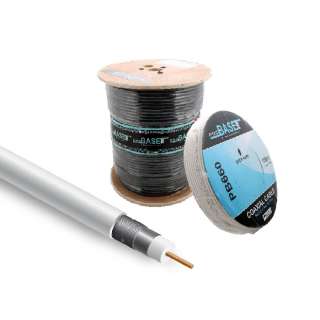 Coaxial cable, Tri-SHELED, PRO BASE, RG6U, 305m, CPR Eca