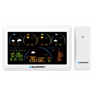 Метеостанция с 1 внешним датчиком, поддержка приложения TUYA, часы, календарь, внутренняя и наружная