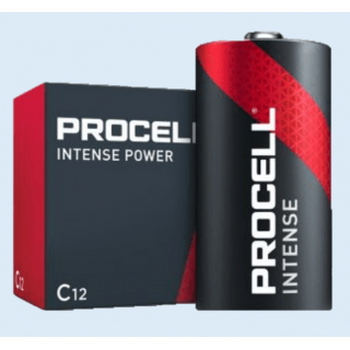 C aku 1,5V Duracell Procell INTENSE POWER seeria Alkaline Kõrge äravooluga kaasas. 10 tk.