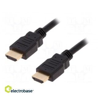Cable | HDCP 2.2,HDMI 2.0 | HDMI plug,both sides | 2m | black