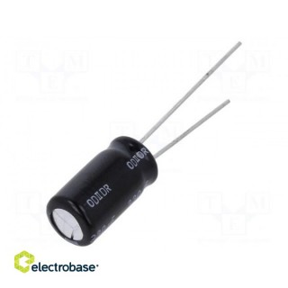 Capacitor: electrolytic; low impedance; THT; 330uF; 35VDC; ¨8x15mm