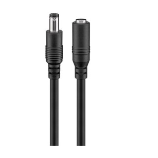 DC Extension Cable (5,5x2,5mm) 10 m, Black