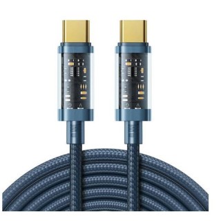 S-CC100A12 Type-C toType-C 100W Cable 1.2m-Blue