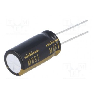 Kondensators: elektrolītiskais | THT | 47uF | 25VDC | Ø10x12,5mm | Solis: 5 mm