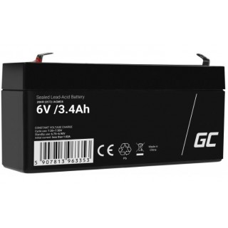 AGM VRLA 6V 3.4Ah battery
