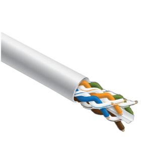 LAN Computer network cable, PRO BASE, CAT6 UTP, for indoor installation, 305m, CPR class Eca