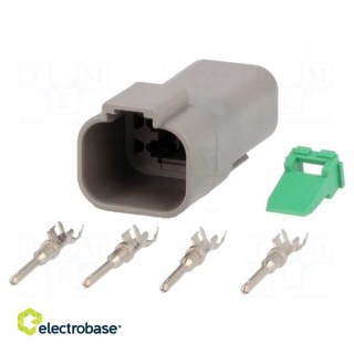 Connector: wire-wire; DT; plug; male; Size: 16; 0.75÷2mm2; PIN: 4