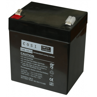 12V 4.5Ah battery :: Lead-Acid :: 12 Volts, 4.5 amp hours (Ah) :: Terminal type T1 (4.75mm)