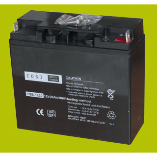12V 20Ah battery :: Lead-Acid :: 12 Volts, 20 amp hours (Ah) :: Terminal type L
