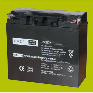 12V 18Ah battery :: Lead-Acid :: 12 Volts, 18 amp hours (Ah) :: Terminal type L