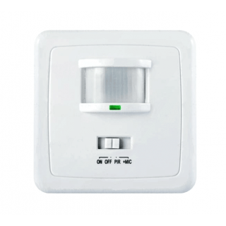 PIR wall motion and sound sensor + microphone MCE18