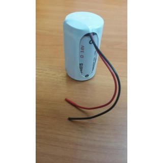 D battery 3.6V EVE LiSOCl2 ER34615 with cable 100mm in package 1 pcs.
