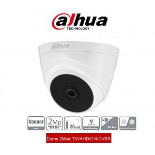 DAHUA HDCVI 2MP HDCVI Fixed-focal Eyeball Camera | 1080p | Lens 3.6m | IR 20m | DH-HAC-T1A21P