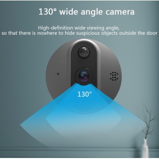Wire-free Peephole Doorbell