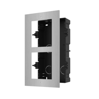Stainless Steel Version of DS-KD-ACF2/Plastic:2 module accessories , used for Flush mounting ,  incl