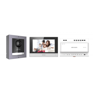 Video intercom kit for villa or house, only one call button.DS-KD8003-IME2/Surface  x 1; DS-KH6320-W