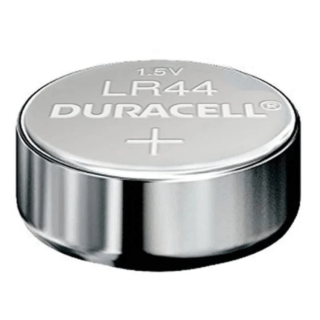 G13 baterijas 1.5V Duracell Alkaline LR44/A76 iepakojumā 1 gb.
