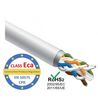 LAN Computer network cable, STEINMARK CAT6 FTP, for indoor installation, 305m, CPR class Eca