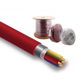 Cable for fire protection systems PRO BASE - 2x2x0.5, red, J-Y(St)Y, KLMA, 100m