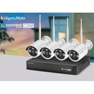 WiFi vaizdo stebėjimo kamerų rinkinys | 2Mpix | Kruger & Matz CCTV