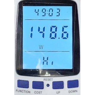 Multi-functional outlet electricity meter | informative display with lighting