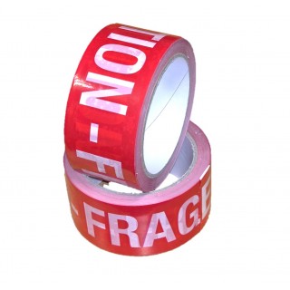 CAUTION FRAGILE red tape, solvent