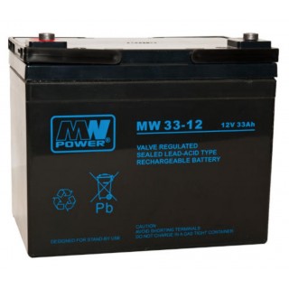 12V 33Ah battery :: Lead-Acid :: 12 Volt, 33 amp hours (Ah) :: Terminal type L