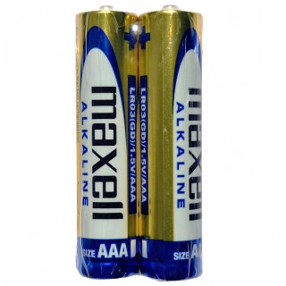 Батарейка LR03/AAA 1,5В Maxell Alkaline MN2400/E92 в упаковке по 2 шт. поднос