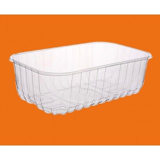Container for Berries, Fruits, Vegetables | 500 gr 197x114x58mm | RPET | Min. order 1400 pcs.
