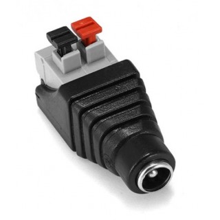 Premium 5.5x2.1mm DC Socket | 12V/24V | 2 Pin Press Type | For tool-free assembly