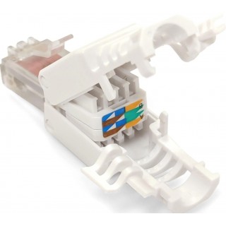 Modular CAT6 Universal Plug RJ45 | For toolless assembly | For CAT6/CAT5e UTP cable