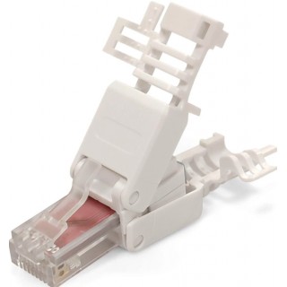 Modular CAT6 Universal Plug RJ45 | For toolless assembly | For CAT6/CAT5e UTP cable