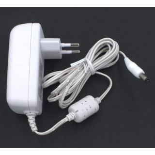 Power supply unit - adapter, 12V, 2A, 24W, DC connector 5.5/2.1 Plug-in plug-in white