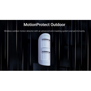 DETECTOR WRL MOTIONPROTECT / OUTDOOR WHITE 12895 AJAX