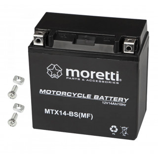 Akumulators 12V 14Ah Moretti MTX14-BS