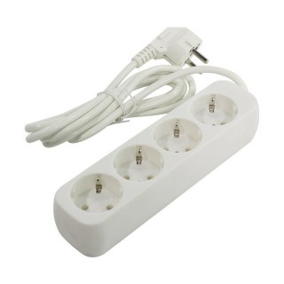 Extension cord 1.5m 4 sockets 3G1.0 white 114001