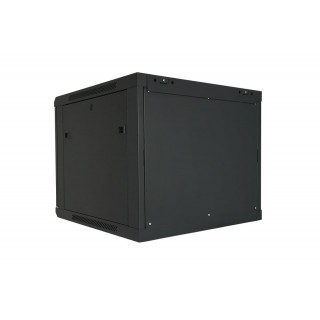 12U 19'' Wall cabinet 19-Inch/ 600 x 600 x 635mm/  Black/ Unassembled