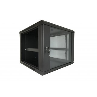 9U 19'' Wall cabinet/ 600 x 600 x 501mm/ Black/ Unassembled