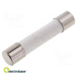 Fuse: fuse; quick blow; 4A; 500VAC; ceramic,cylindrical; 6.3x32mm