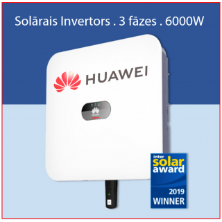 HUAWEI SUN2000-6KTL-M1 Invertors Saules Paneļiem | 3-Fāžu | 6000W | Solar Inverter 6kW