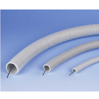 Corrugated | Corrugated pipe d40mm gray with towbar, internal work, 320N